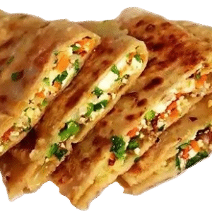 Cheese Chilli Paratha (2pcs)