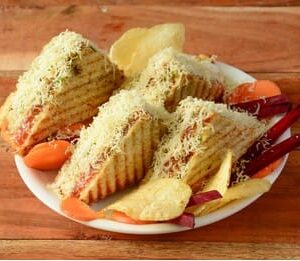 AK Special Vegetable Cheese Grilled Sandwich